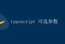 typescript 可选参数|极客笔记