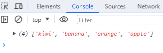 js array sort