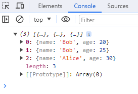 js array sort