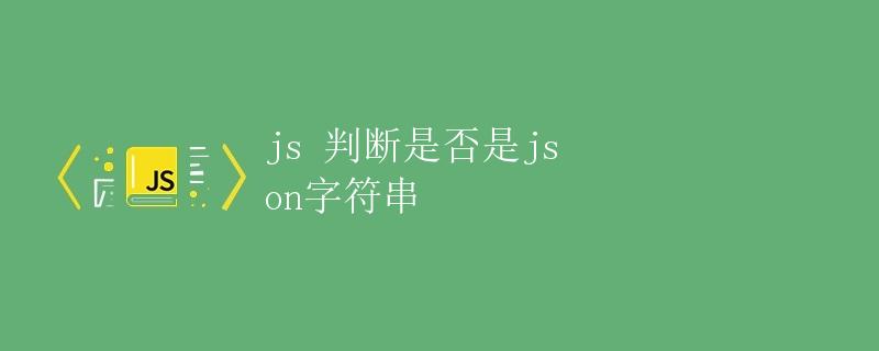 js 判断是否是js on字符串