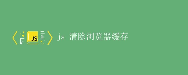 JS 清除浏览器缓存