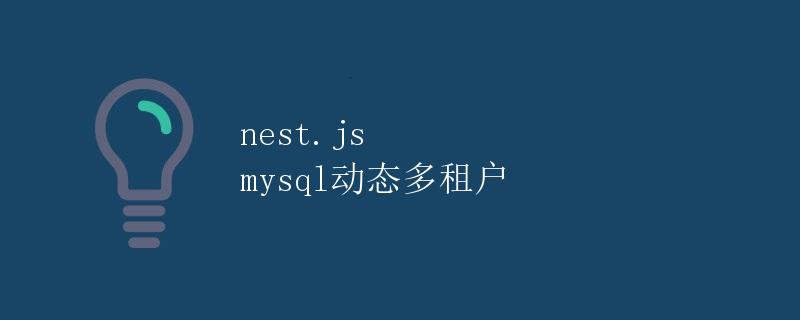 Nest.js MySQL动态多租户