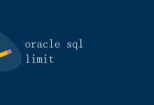 Oracle SQL中的LIMIT详解|极客笔记