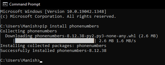 Python Phonenumbers 模块