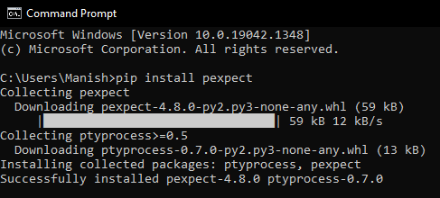 Python Pexpect模块