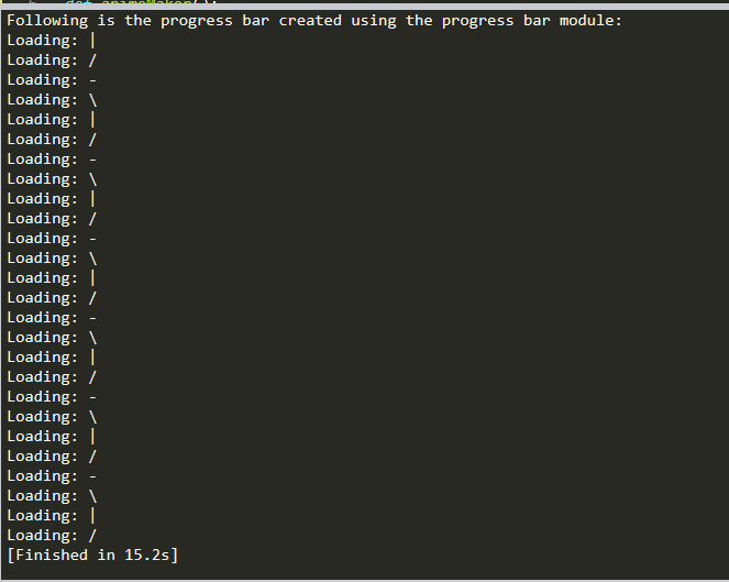 Python Progressbar 模块