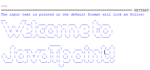 Python Pyfiglet模块