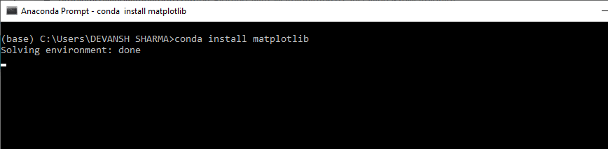 如何在Python中安装matplotlib