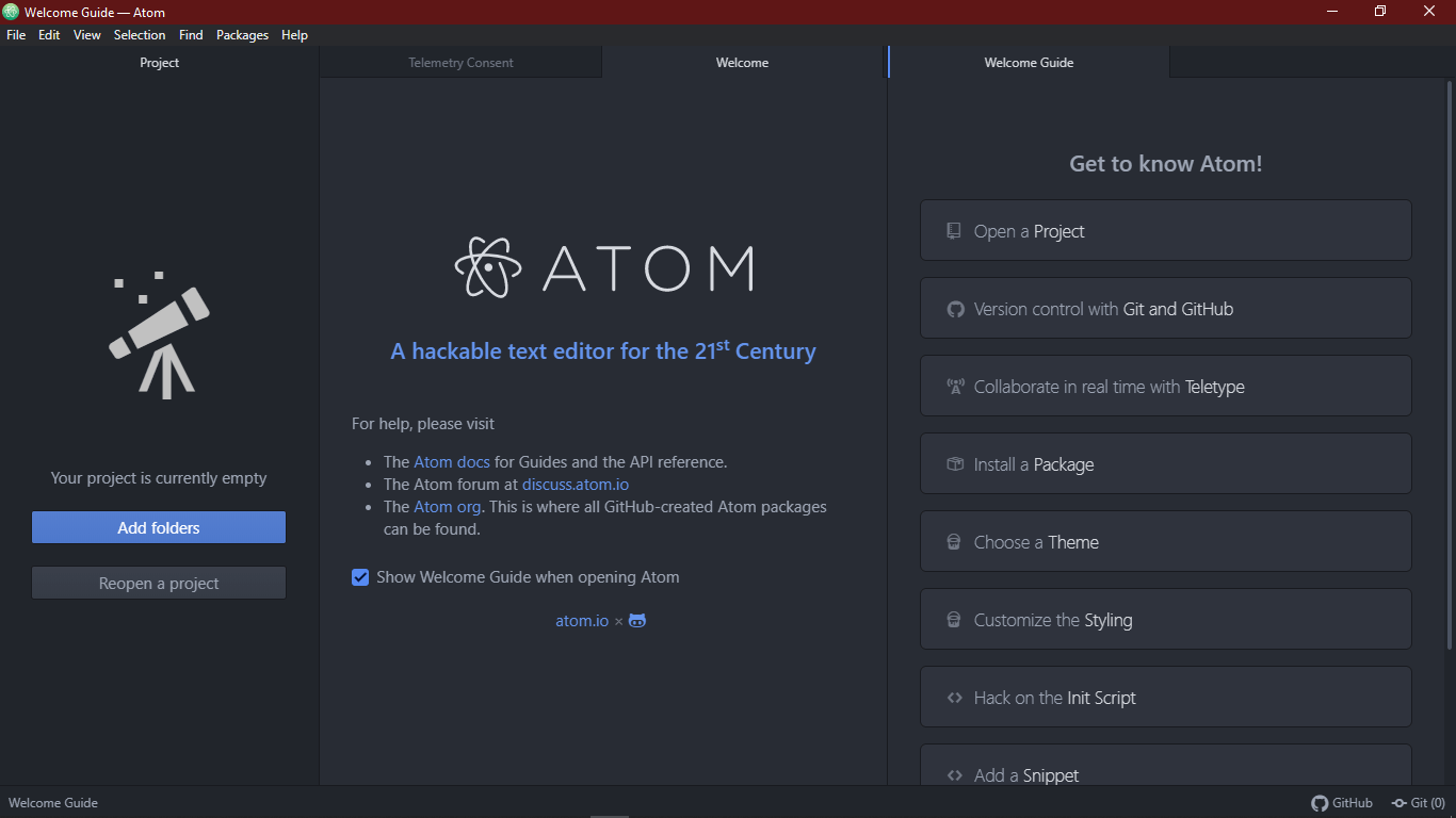Python Atom