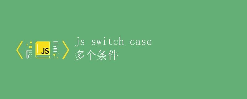 JS switch case 多个条件