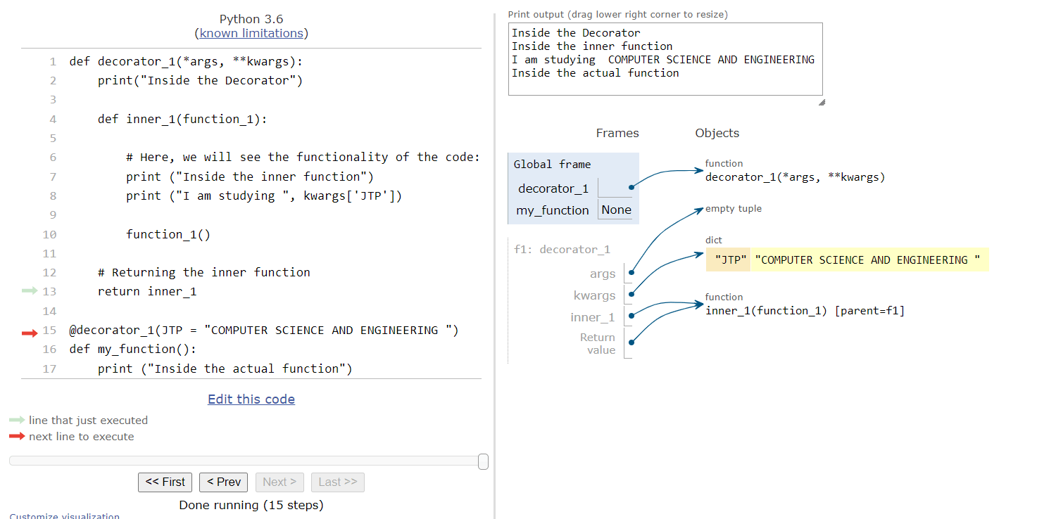 在Python中使用参数的装饰器