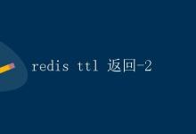 Redis TTL 返回-2|极客笔记