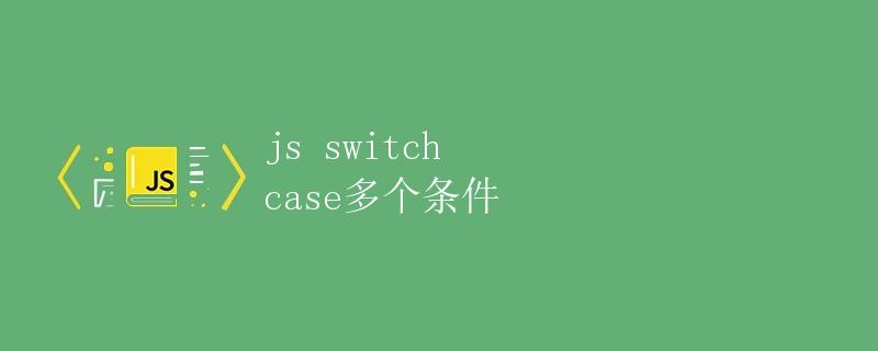 js switch case多个条件