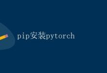 pip安装pytorch|极客笔记