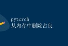PyTorch 从内存中删除占用较大的张量|极客笔记