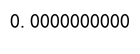 Python中1.31981658e-13