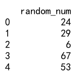 Python 如何生成一个[0,99]范围内的随机整数