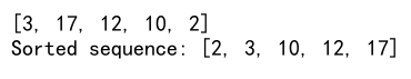 用Python创建一个包含n个整数的序列