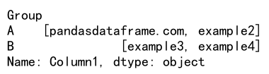 Pandas DataFrame 转换为列表