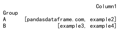 Pandas DataFrame 转换为列表