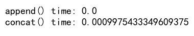 pandas append vs concat