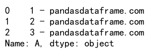 pandas apply args 的详细介绍与应用