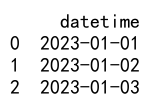 Pandas中的astype与datetime转换