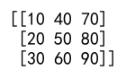 DataFrame 到 NumPy 数组的转换