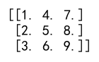 从DataFrame转换到Numpy数组