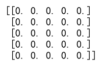 初始化空的 NumPy 数组