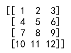 Numpy 数组的重塑