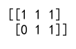 Numpy argmax of 2D Array