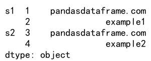 Pandas Concat Series