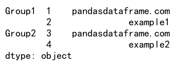 Pandas Concat Series