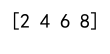 Numpy Array Slicing