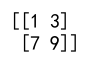 Numpy Array Slicing