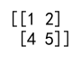 Numpy Array Slicing