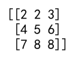 Numpy Clip Array