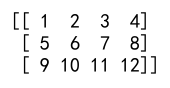 Numpy Reshape重新排列一个数组的维度