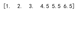 如何使用numpy.concatenate来合并一维数组