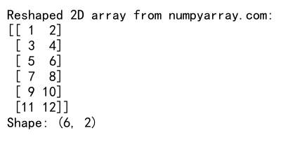 NumPy中将3D数组展平为2D数组的详细指南