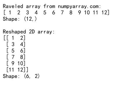 NumPy中将3D数组展平为2D数组的详细指南