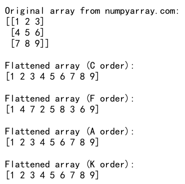 NumPy中的flatten()和list()函数：数组扁平化和转换的完整指南