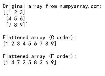 NumPy中的flatten()和matrix操作：高效处理多维数组