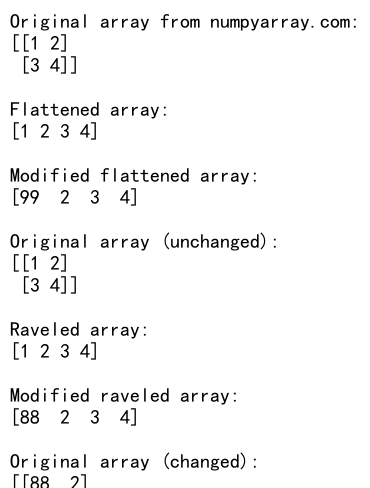 NumPy中的flatten()和matrix操作：高效处理多维数组