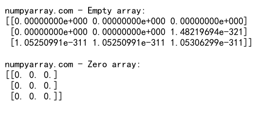 NumPy创建空二维数组：高效数据处理的基础