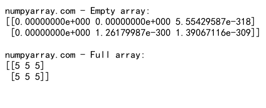 NumPy创建空二维数组：高效数据处理的基础