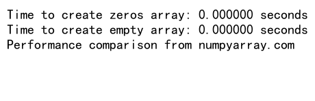 NumPy空数组：高效创建和操作未初始化数组的完整指南
