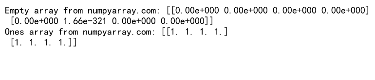 NumPy empty函数：高效创建未初始化数组的利器