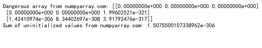 NumPy empty函数：高效创建未初始化数组的利器